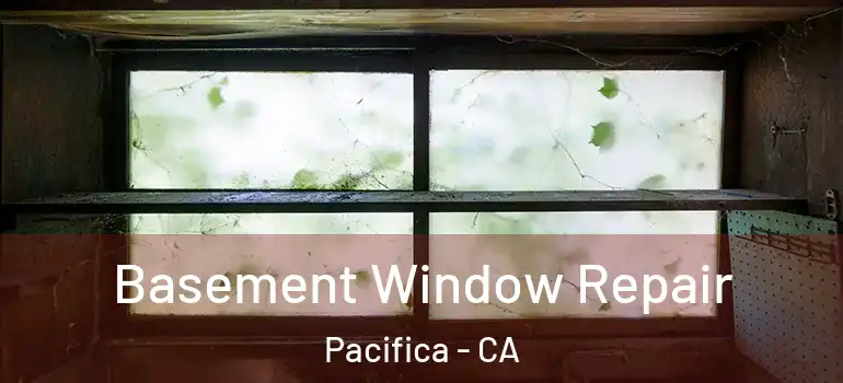  Basement Window Repair Pacifica - CA