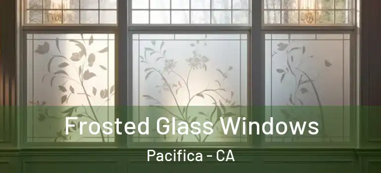  Frosted Glass Windows Pacifica - CA