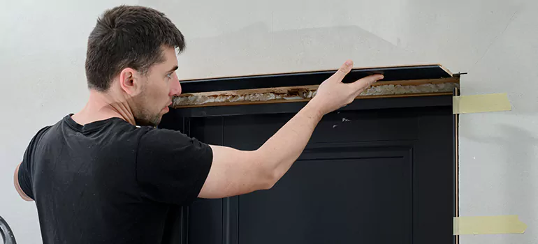 Wood Door Hole Repair in Pacifica, CA