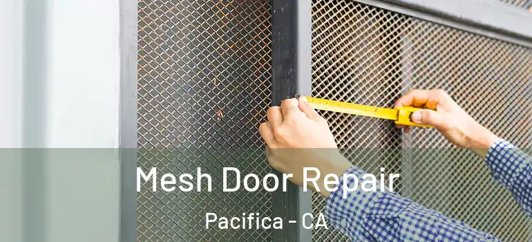  Mesh Door Repair Pacifica - CA