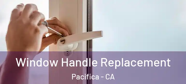  Window Handle Replacement Pacifica - CA
