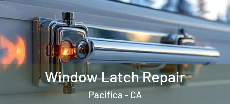  Window Latch Repair Pacifica - CA